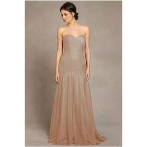 Jenny Yoo Ava Cross Paneled Tulle Gown